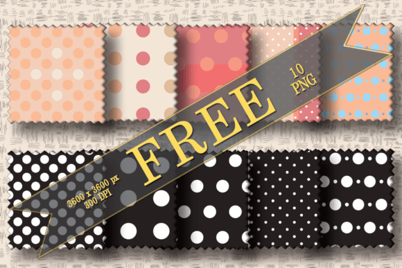 10 Free Dots Seamless Patterns for Creative Projects