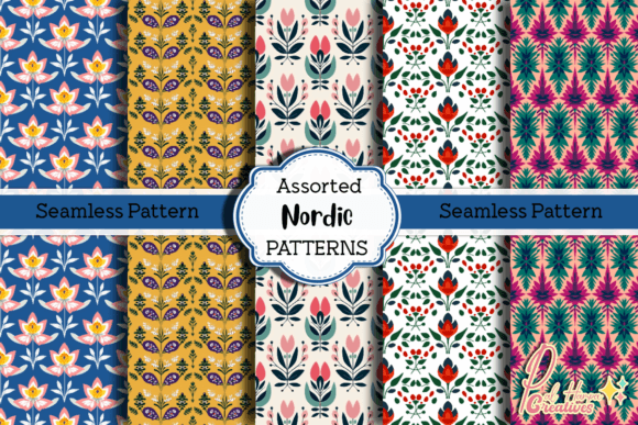 Assorted Nordic Patterns: A Creative Resource for Designers and Makers