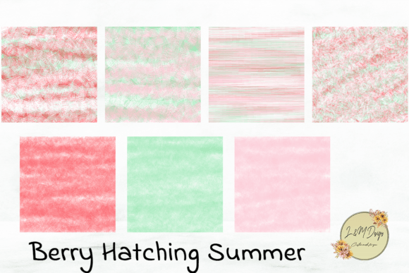 Berry Hatching Summer Patterns