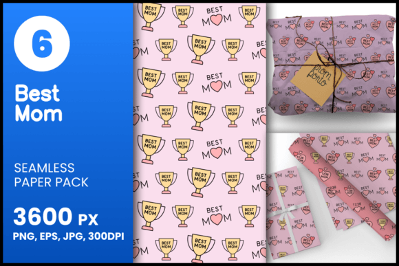 Best Mom Seamless Patterns