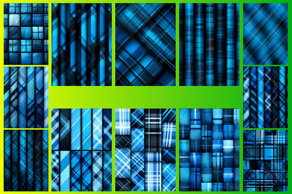 Blue and Gray Plaid Patterns: A Versatile Design for Everyday Creativity