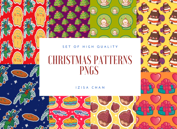Cute Christmas Patterns: A Modern Digital Paper Collection for Creative Projects