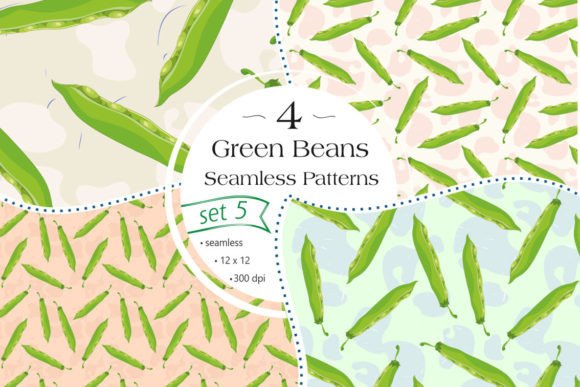 Seamless Green Beans for Creative Projects