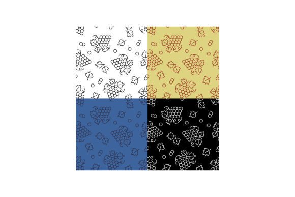 Set of Seamless Patterns with Juicy Bunc